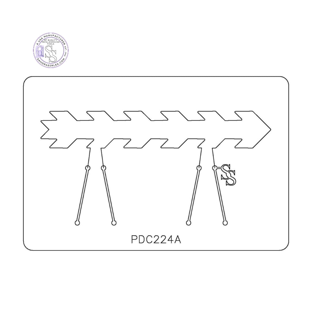 PANCAKE DIE PDC224 CUFF ARROW